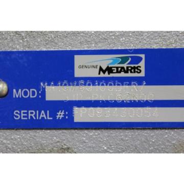 REBUILT METARIS MA10VS0100DFR/31RPKC62N00 HYDRAULIC 3000PSI 11/2&#034; SHAFT Pump