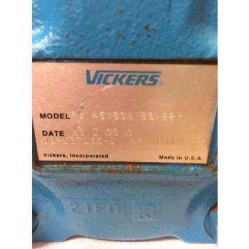 VICKERS HYDRAULIC F3 45V60A 86A22R 1 1/2&#034; Shaft X 2 3/4&#034; Pump
