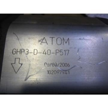 NEW ATOM HYDRAULIC # GHP3D40P517 Pump