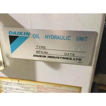 DAIKIN OIL HYDRAULIC UNIT Y4 92023 FOR CNC MILL LATHE SMALL PORTABLE  Pump