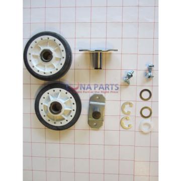 Genuine OEM LA-1008 Maytag Amana Dryer Drum Support Roller Kit and Axles
