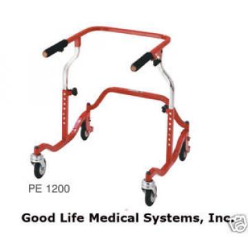 Adult Walker Posterior Safety Roller Steel Frame Walking Aid Rear Support