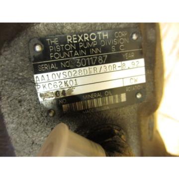 Rexroth AA10VS028DFR/30RPKC62K01 Hydraulic S16S4AH16R 06001 Charge  Pump