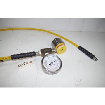 ENERPAC HYDRAULIC CYLINDER  RCH120 10,000PSI  12TON CYLINDER  CODE: HC20 Pump