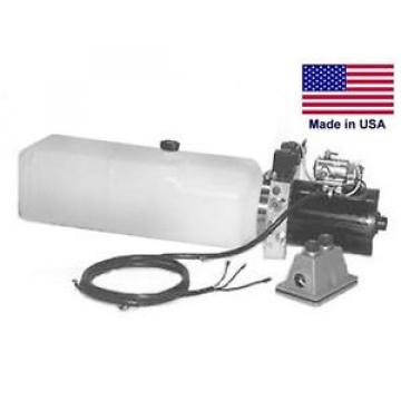 COMMERCIAL Hydraulic DC Power Unit  4 Way Function  Horizontal Mount 1.87 Gal Pump