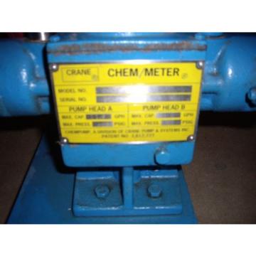 CRANE CHEM/METER , MODEL # 240172HMDP Pump