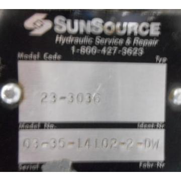 SAUER SUNDSTRAND HYDROLIC MOTOR, 233036, 5000 PSI RELIEF, 14 SPLINE SHAFT Pump