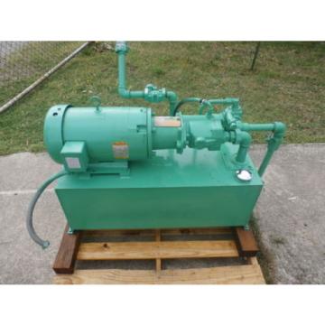 Vickers 35 Gallon Hydraulic Power Unit, W/ 10 Hp Baldor Motor Pump