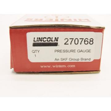 Lincoln 270768 Pressure Gauge Winters For Use With: LINCOLN CENTROMATIC New Pump