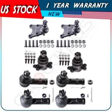 8 Pieces Suspension Kit for 1987-1991 Isuzu Trooper Tie Rod End Ball Joint