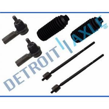 New 6pc Inner &amp; Outer Tie Rod Ends + Boots for 2005-15 Toyota Tacoma 2WD 5-Lug