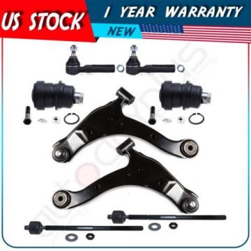 For 2000-2002 Dodge Neon Suspension Control Arm Ball Joint Tie Rod End 8 Pcs