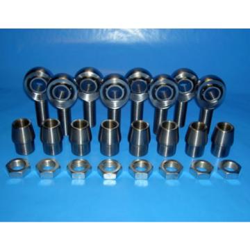 4-link kit 7/8 x 7/8&#034; Bore, Chromoly, Rod End, Heim Joint, (Bung 1-3/4 /.120)