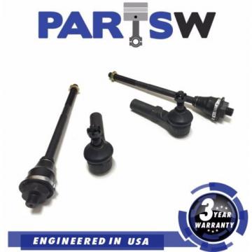 4 Piece Steering Kit for Cadillac Chevy GMC 4 Front Inner Outer Tie Rod Ends