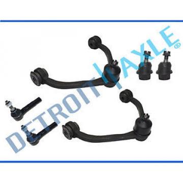 Brand New 6pc Kit: 2 Upper Control Arms + 2 Lower Ball Joints + 2 Outer Tie Rods