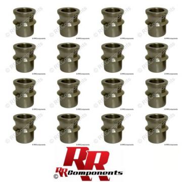 (16 PC) 1/2&#034; TO 3/8&#034; High Misalignment Spacer, Rod Ends, Heim Joints (Stainless)