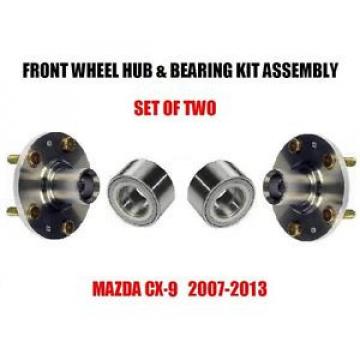 Mazda CX-9 Front Wheel Hub And Bearing Kit Assembly 2007-2013 PAIR