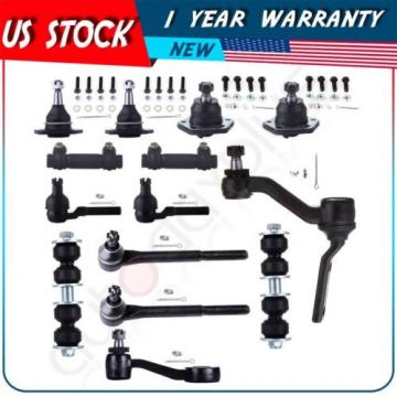 14 Pc Suspension Set Tie Rod Ends For 1998-2003 CHEVROLET S10 PICK-UP 4WD