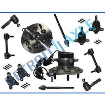 New 12pc Front Wheel Hub &amp; Bearing Suspension Kit w/ ABS for Colorado Canyon 2WD