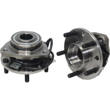 Driver and Passenger Set (2) New Front Complete Wheel Hub &amp; Bearing Assembly 4x4