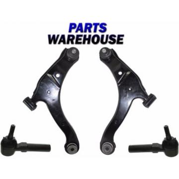 4 Pcs Kit Front Lower Control Arm w/Ball Joint Assembly &amp; Tie Rod Ends for Neon