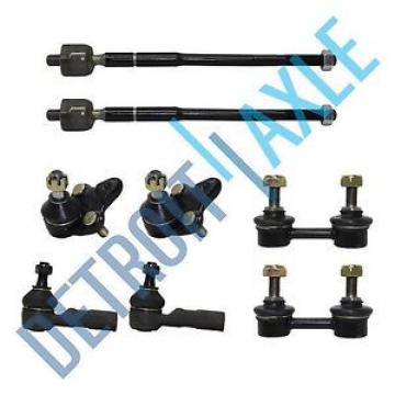 New (2) Inner &amp; Outer Tie Rod Links + (2) Ball Joints + (2) Sway Bar End Links