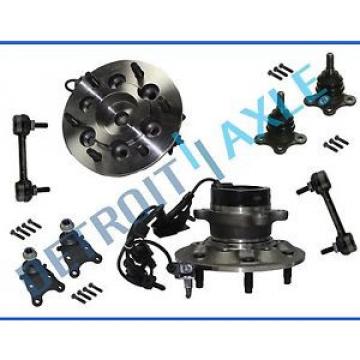 New 8pc Front Wheel Hub &amp; Bearing Suspension Kit w/ ABS for Colorado Canyon 2WD