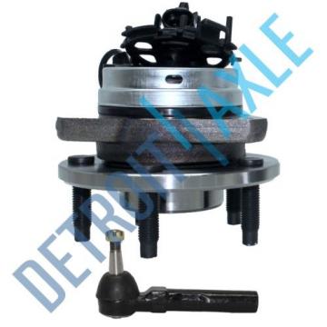 NEW 2 pc Kit - Front Wheel Hub and Bearing Assembly w/ ABS + Outer Tie Rod