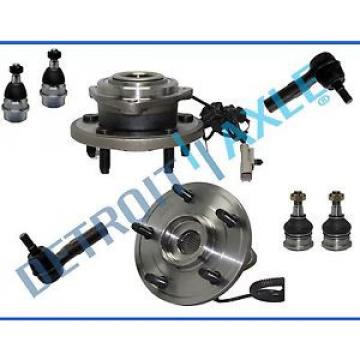 New 8pc Front Driver / Passenger Wheel Hub and Bearing Suspension Kit w/ ABS