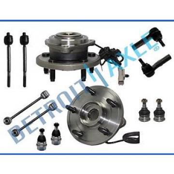 New 12pc Front Driver / Passenger Wheel Hub and Bearing Suspension Kit w/ ABS