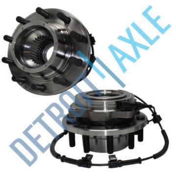 Pair (2) New FRONT Left &amp; Right Wheel Hub and Bearing Assembly w/ ABS 4WD DRW