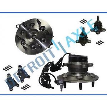 New 6pc Front Wheel Hub &amp; Bearing Suspension Kit w/ ABS for Colorado Canyon 2WD