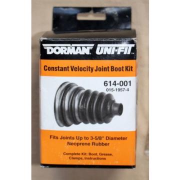 DORMAN 614-001 Constant Velocity Joint Boot Kit 015-1957-4 missing instructions!