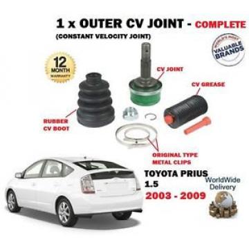 FOR TOYOTA PRIUS HYBRID 1.5i 2003-2009 NEW 1 OUTER CV CONSTANT VELOCITY JOINT