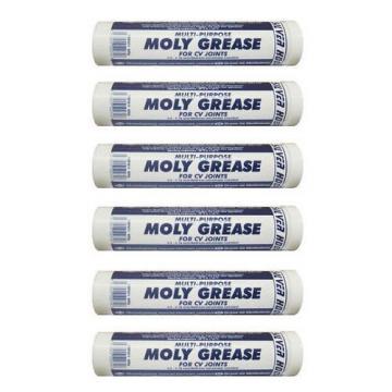 6 x MOLY GREASE MOLYBDENUM CONSTANT VELOCITY CV JOINTS SUSPENSION 400g CARTRIDGE