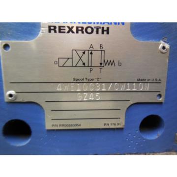NEW REXROTH DIRECTIONAL VALVE # 4WE10C31/CW110N9Z45