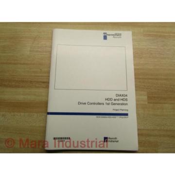 Rexroth Indramat DOK-DIAX04-HDD+HDS Project Planning Manual (Pack of 3)