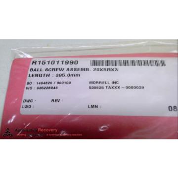 REXROTH R151011990 - 395MM - BALL SCREW ASSEMBLY, LENGTH: 395 MM,, NEW* #226375