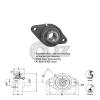 3/4 in 2-Bolts Flange Units Cast Iron UCFL204-12 Mounted Bearing UC204-12+FL204 #2 small image
