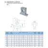 SK10 10mm CNC Linear motion ball slide units Rail support guide shaft Bearing Al #2 small image