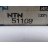 NTN 51109 Single Direction Thrust Ball Bearing 45x65x14mm Separable 4600 RPM