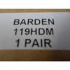 Barden 119HDM Precision Angular Contact Ball Bearings