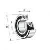 3305-BD-TVH FAG Angular contact ball bearings 33..-BD, main dimensions to DIN 62 #1 small image