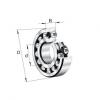 2210-K-TVH-C3 ball bearings Spain FAG Self-aligning ball bearings 22..-K, main dimensions to DIN 630 #1 small image