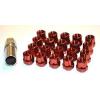 NNR LUG NUTS OPEN SPLINE 12x1.5 SHORT LOCK SET OF 20 FITS HONDA AND ACURA RED #1 small image