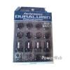 NEW ENKEI Performance Duralumin Lock Nuts Set for 4H 19HEX 35mm M12 P1.25 BLACK #1 small image
