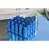 SYNERGY 12X1.5 20PC OPEN END STEEL EXTENDED LUG NUTS BLUE LOCK+KEY