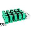 Z RACING GREEN HEPTAGON STEEL CLOSED ENDED LUG NUTS 20 PCS LOCK KEY 12X1.5MM #1 small image