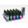 Z RACING BULLET NEO CHROME STEEL LUG NUTS 12X1.5MM EXTENDED KEY TUNER CLOSED #1 small image