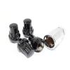 20 Black Lug Nuts Tuner Wheel Locks Combo 14x1.5 2015-2017 Ford Mustang GT #1 small image